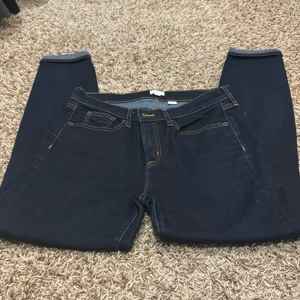J Crew Mid Rise Stretch Skinny Jeans